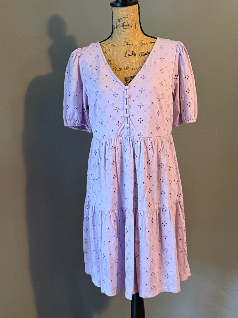 Loft Cotton Eyelet Dress